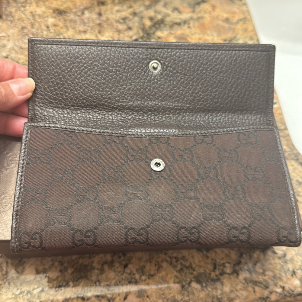 Gucci Brown Leather Wallet